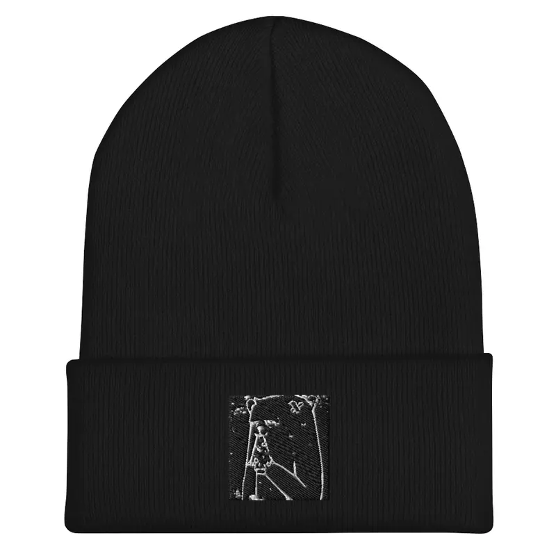 “Stoner Bear Munch Beanie” (Black)